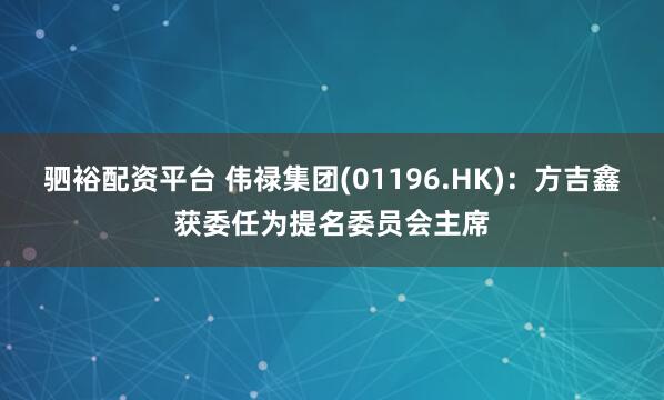 驷裕配资平台 伟禄集团(01196.HK)：方吉鑫获委任为提名委员会主席